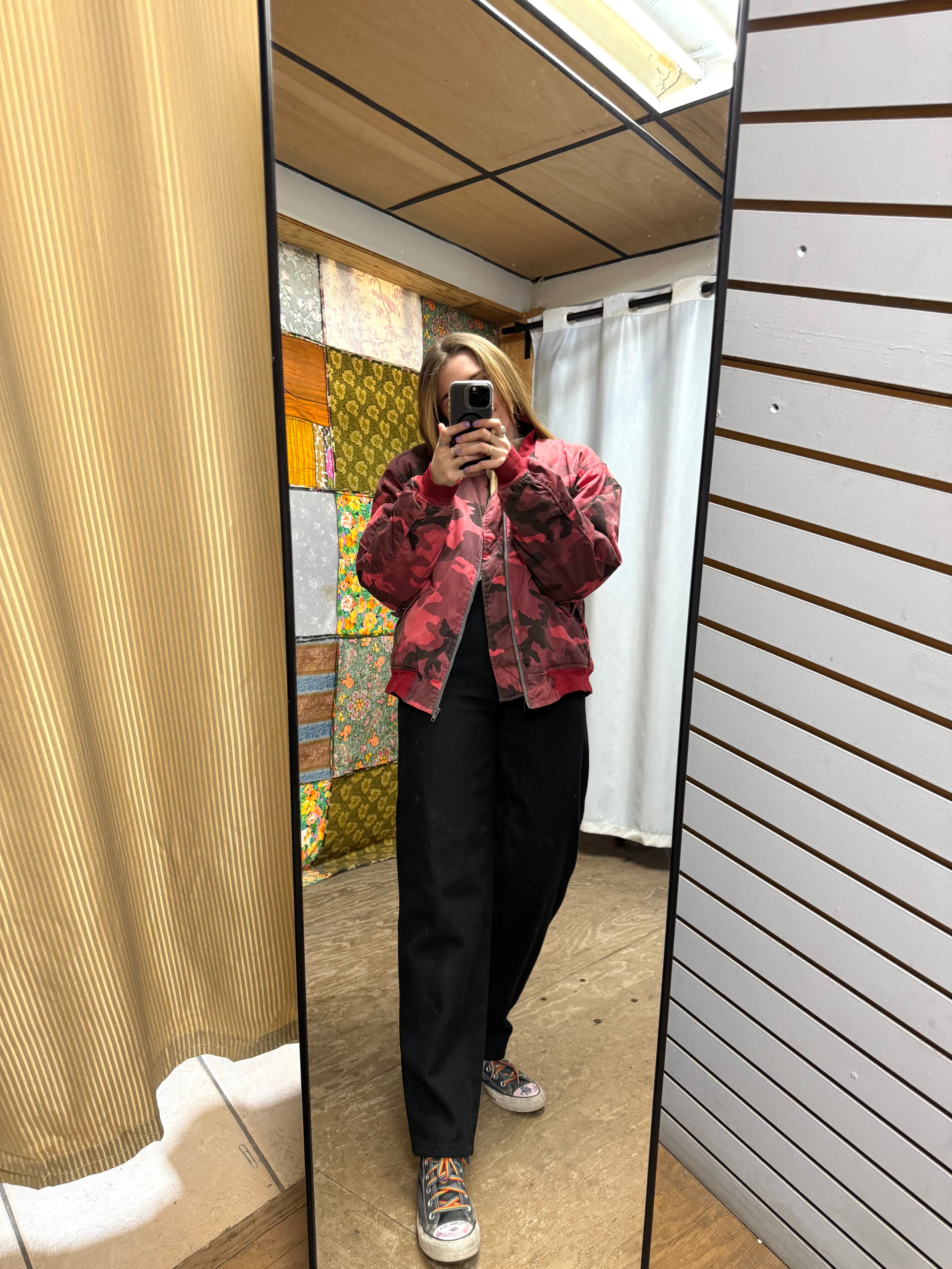 Veste Militaire Camouflage Rouge