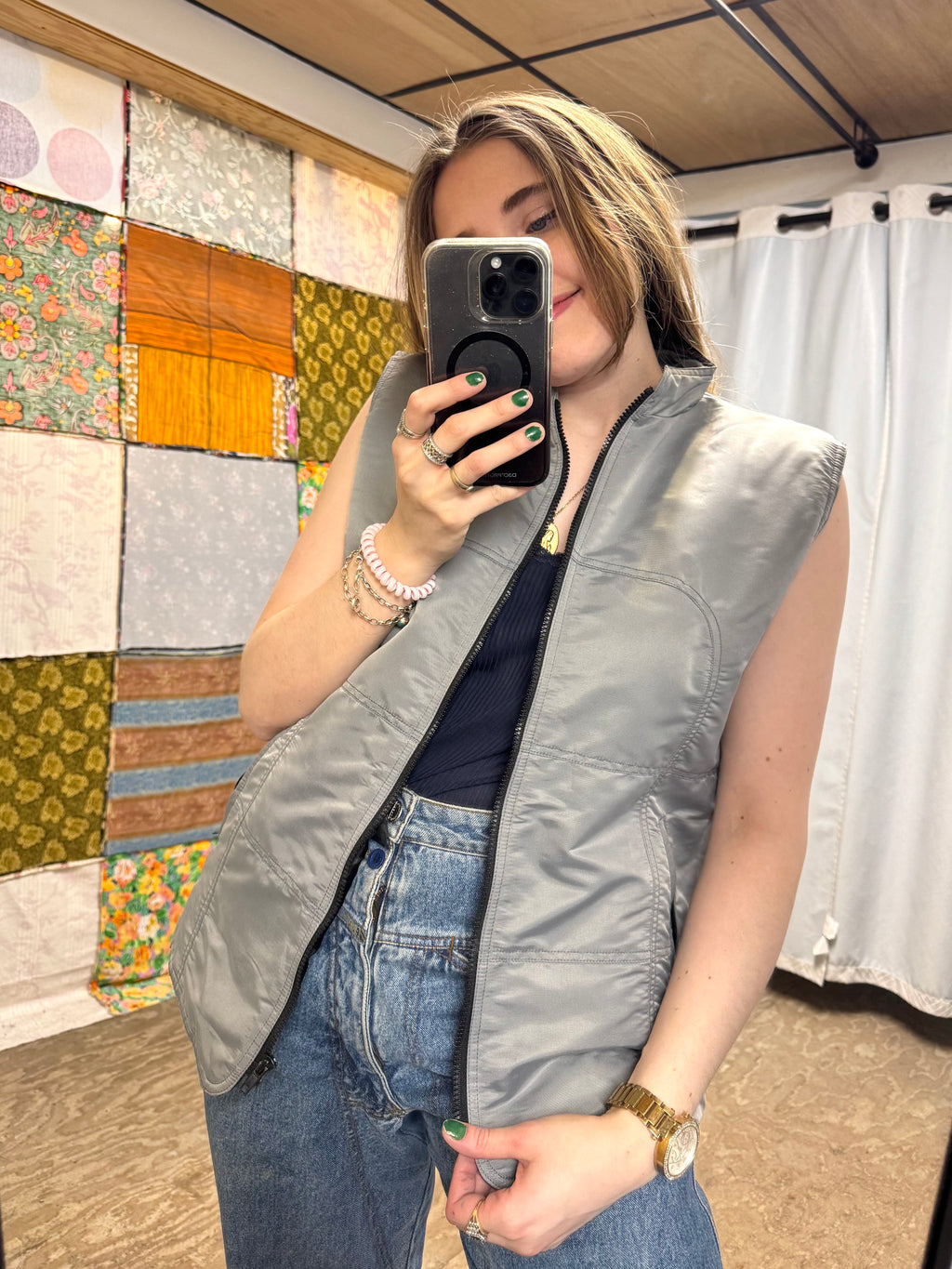 Veste sans Manche Etirel Grise