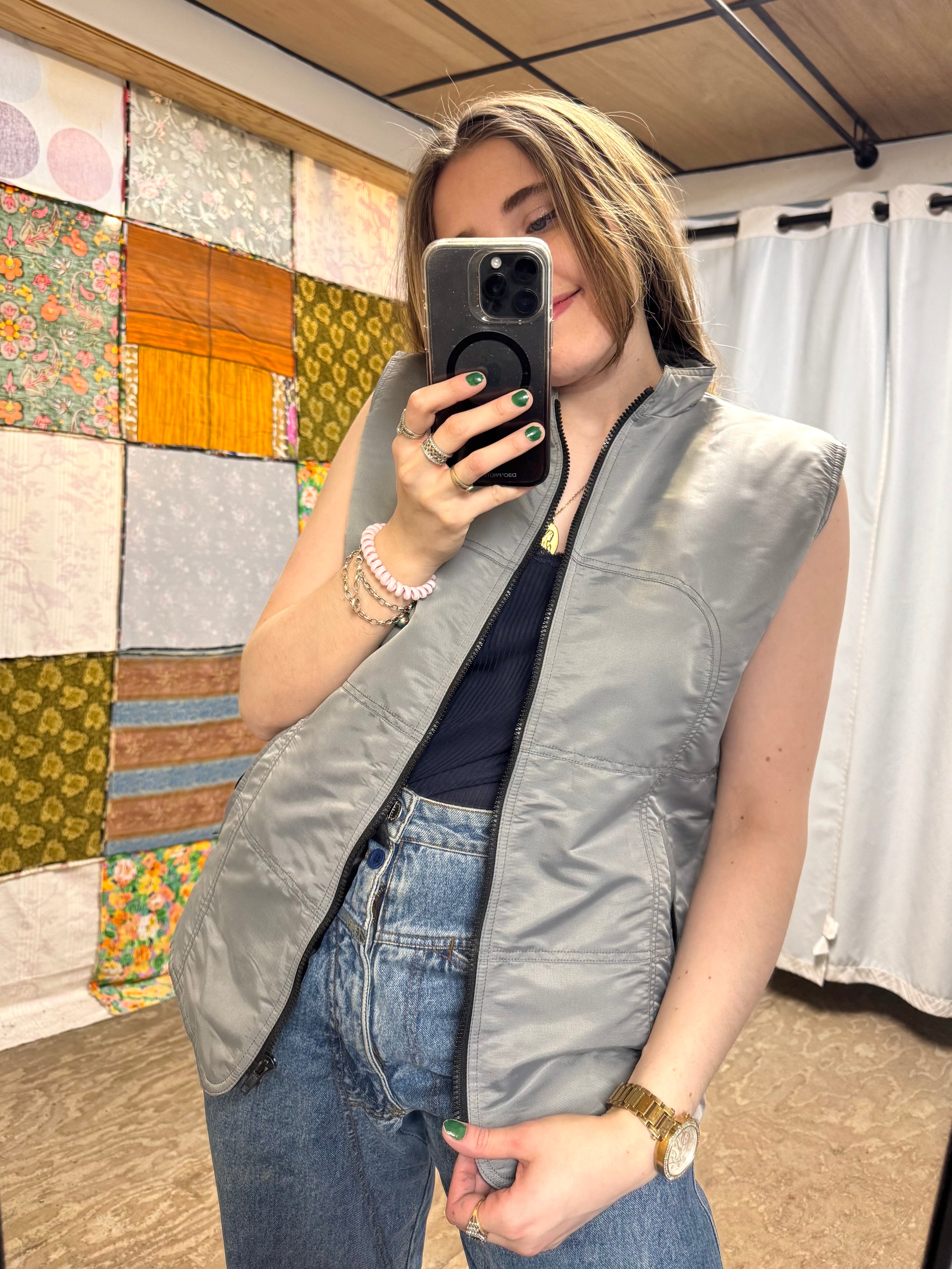 Veste sans Manche Etirel Grise