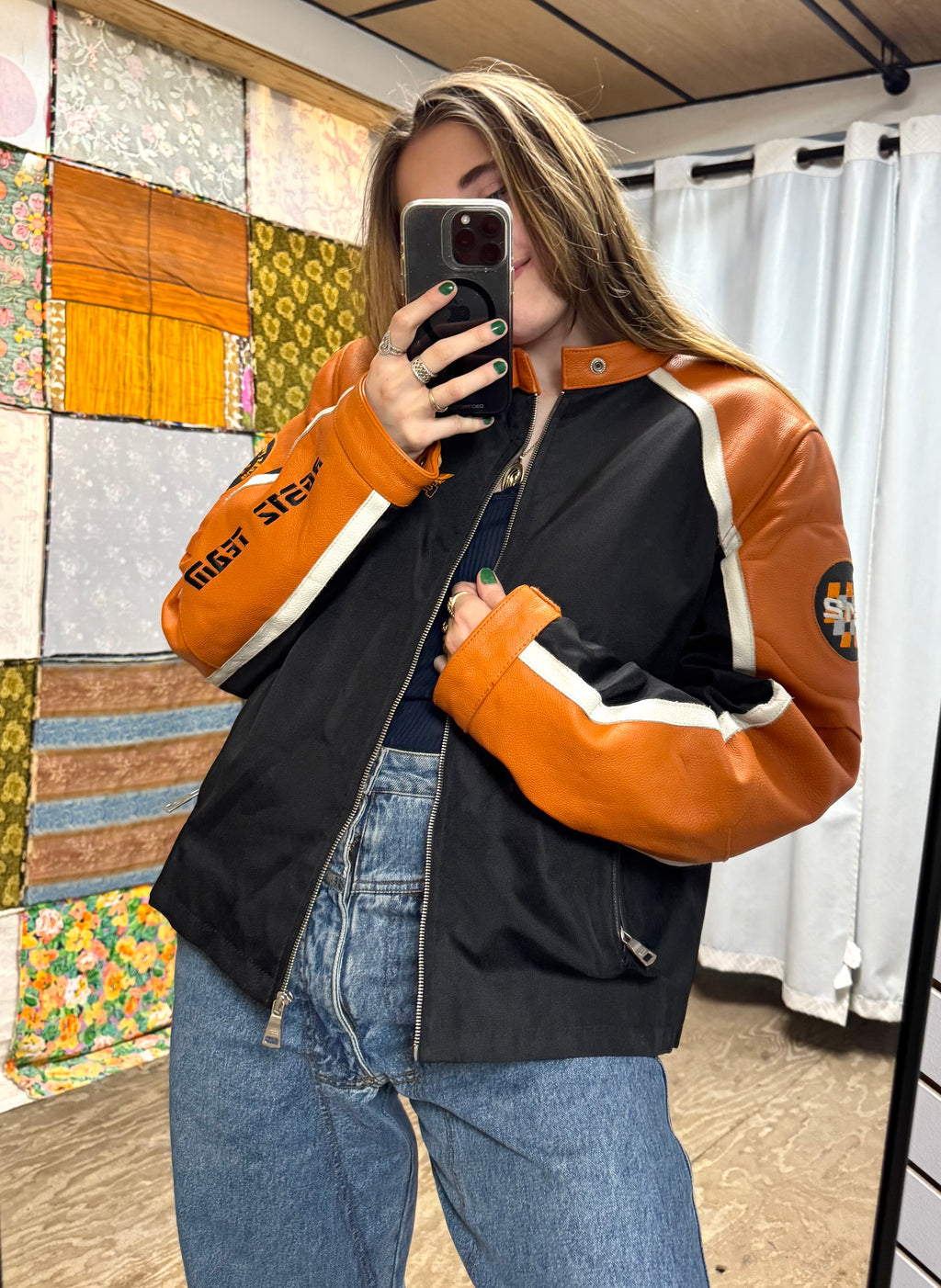 Veste Racing RG 312 Noir et Orange