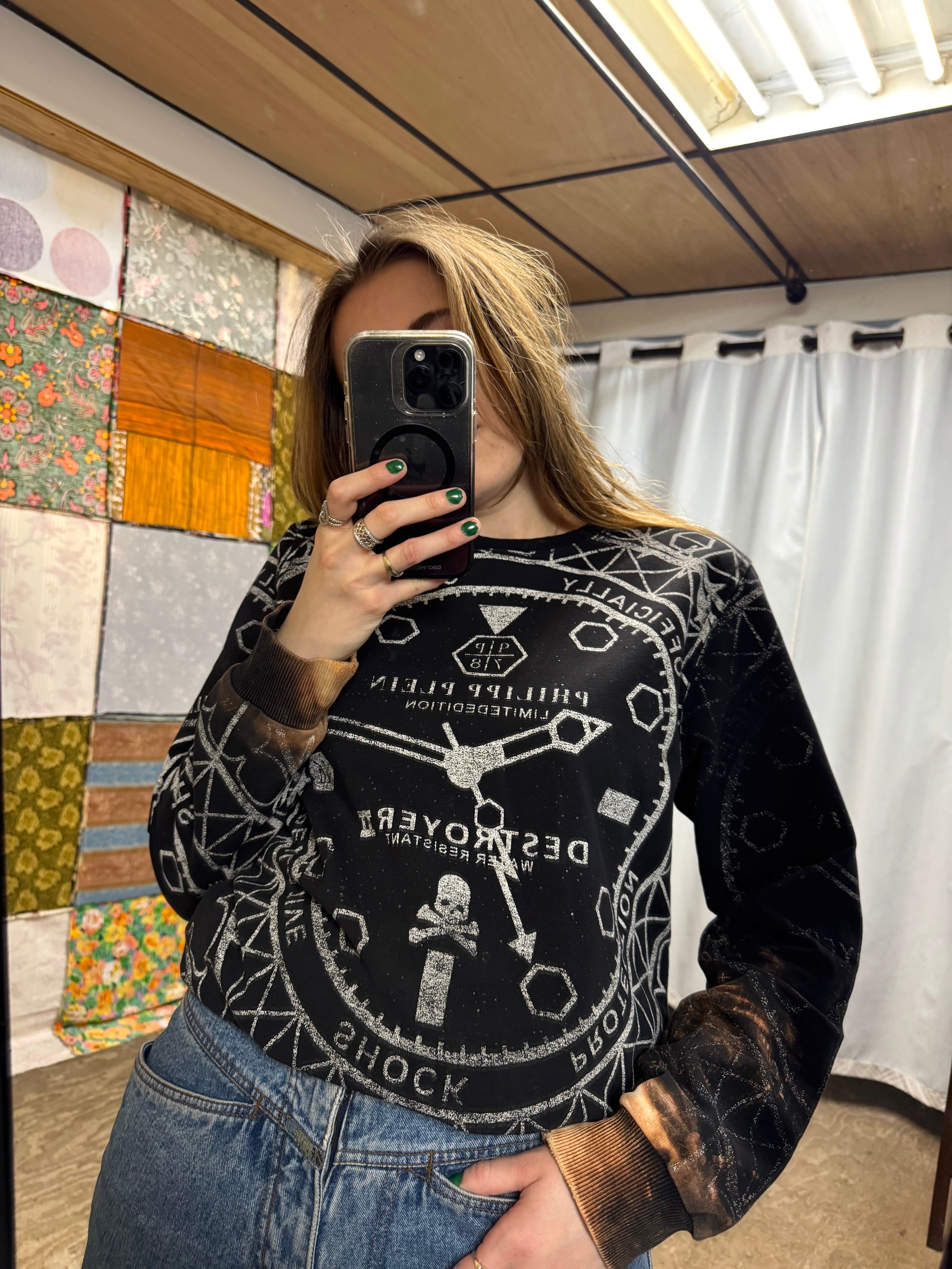 Hoodie Phillip Plein Noir