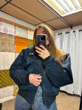 Veste Schott Bleu Marine