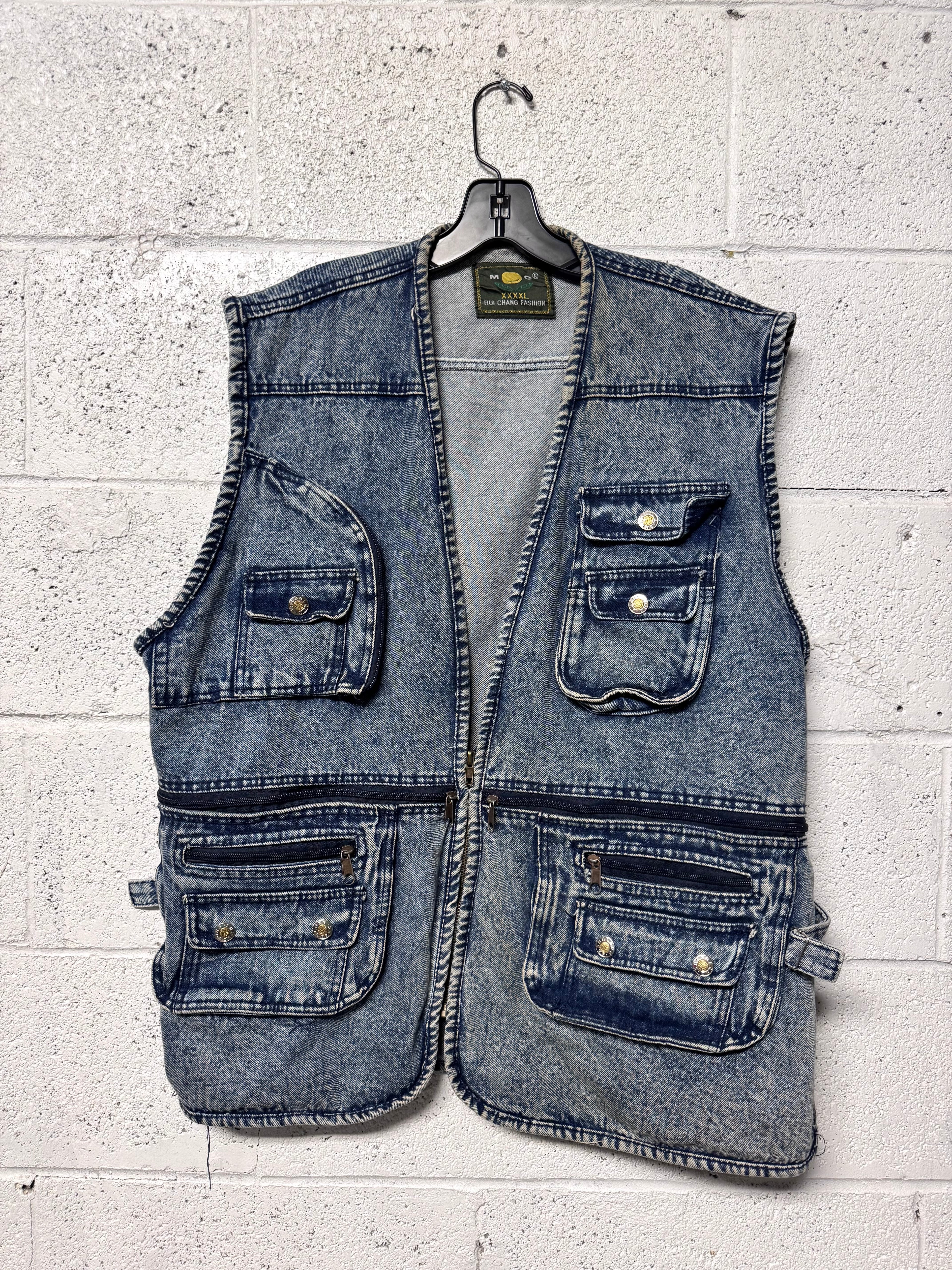 Veste sans Manche en Jean MG Rui Chang