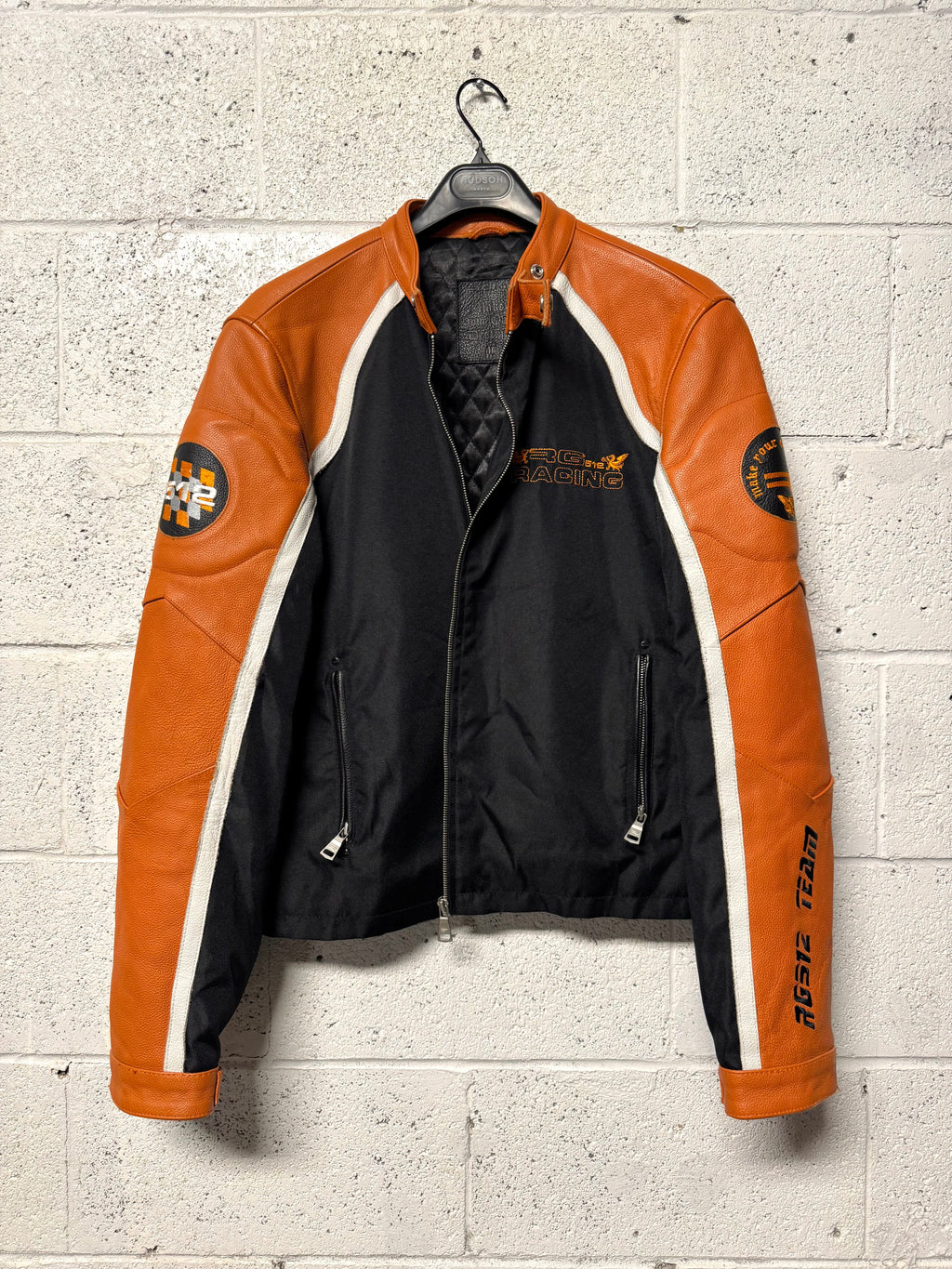 Veste Racing RG 312 Noir et Orange