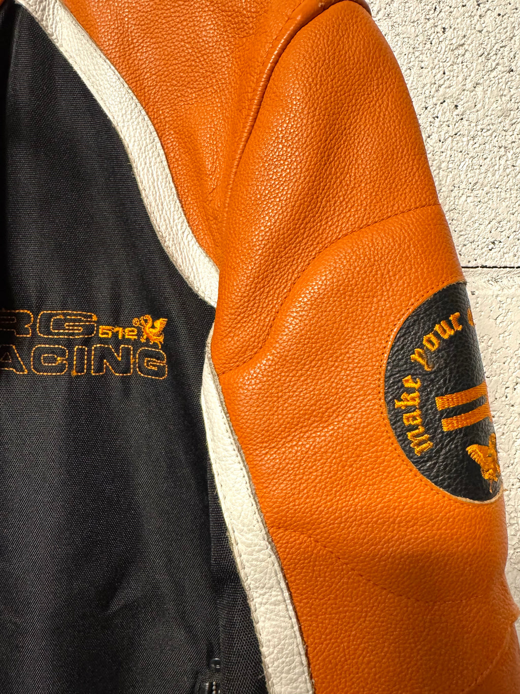 Veste Racing RG 312 Noir et Orange
