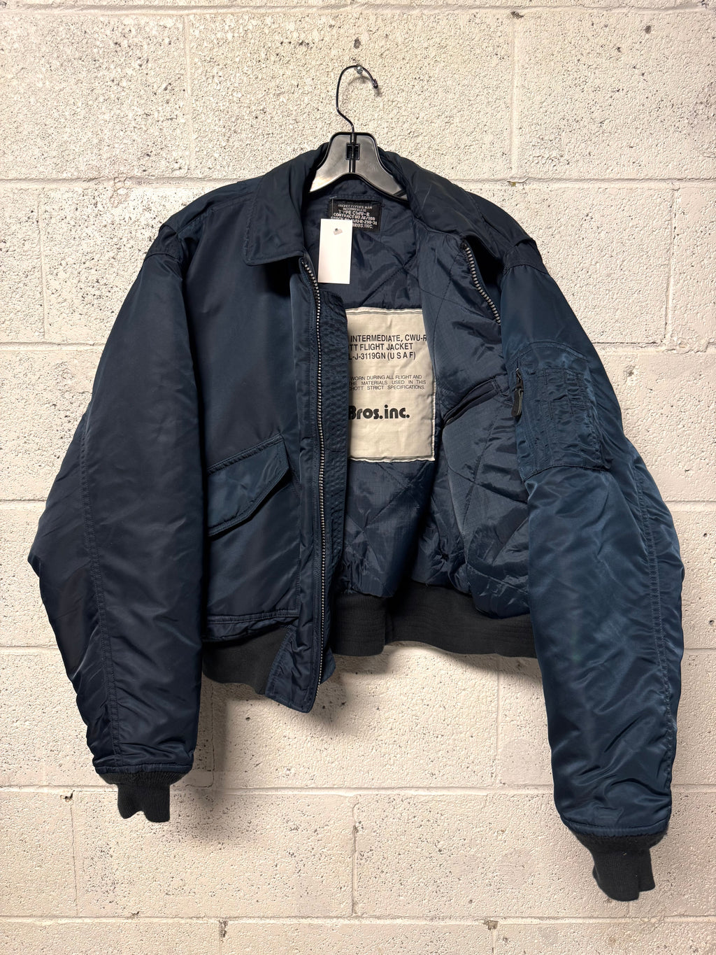 Veste Schott Bleu Marine