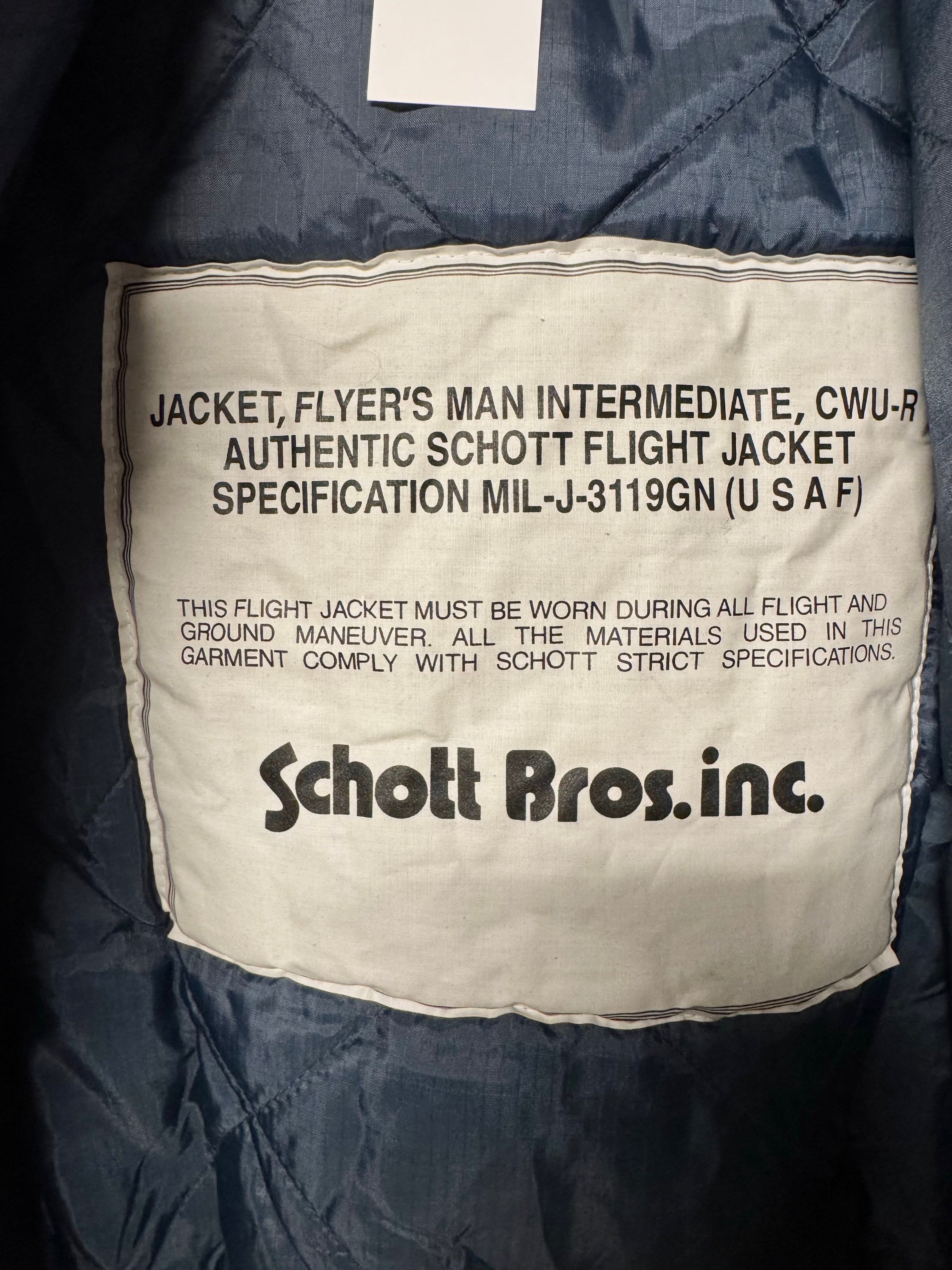 Veste Schott Bleu Marine