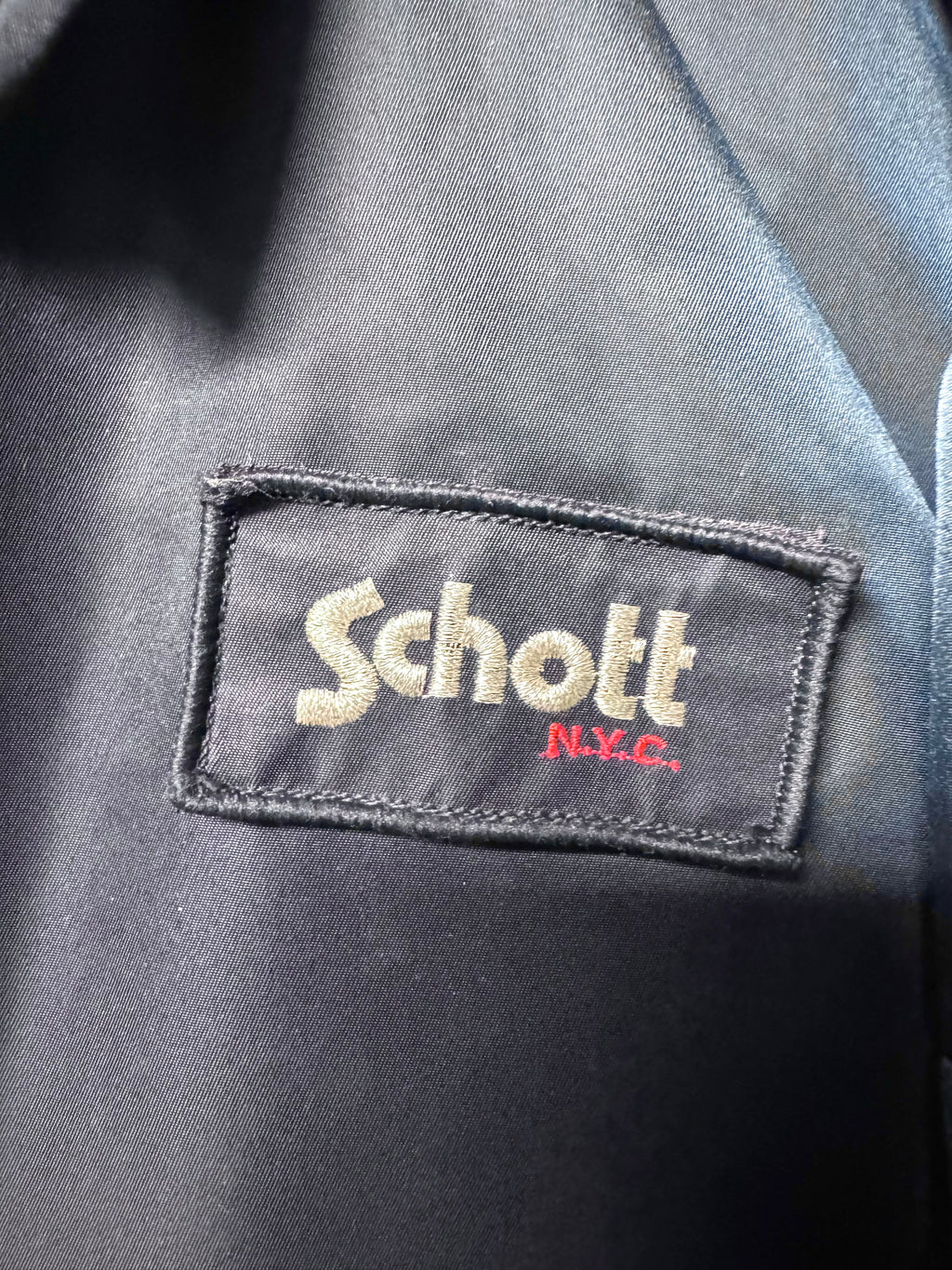 Veste Schott Bleu Marine