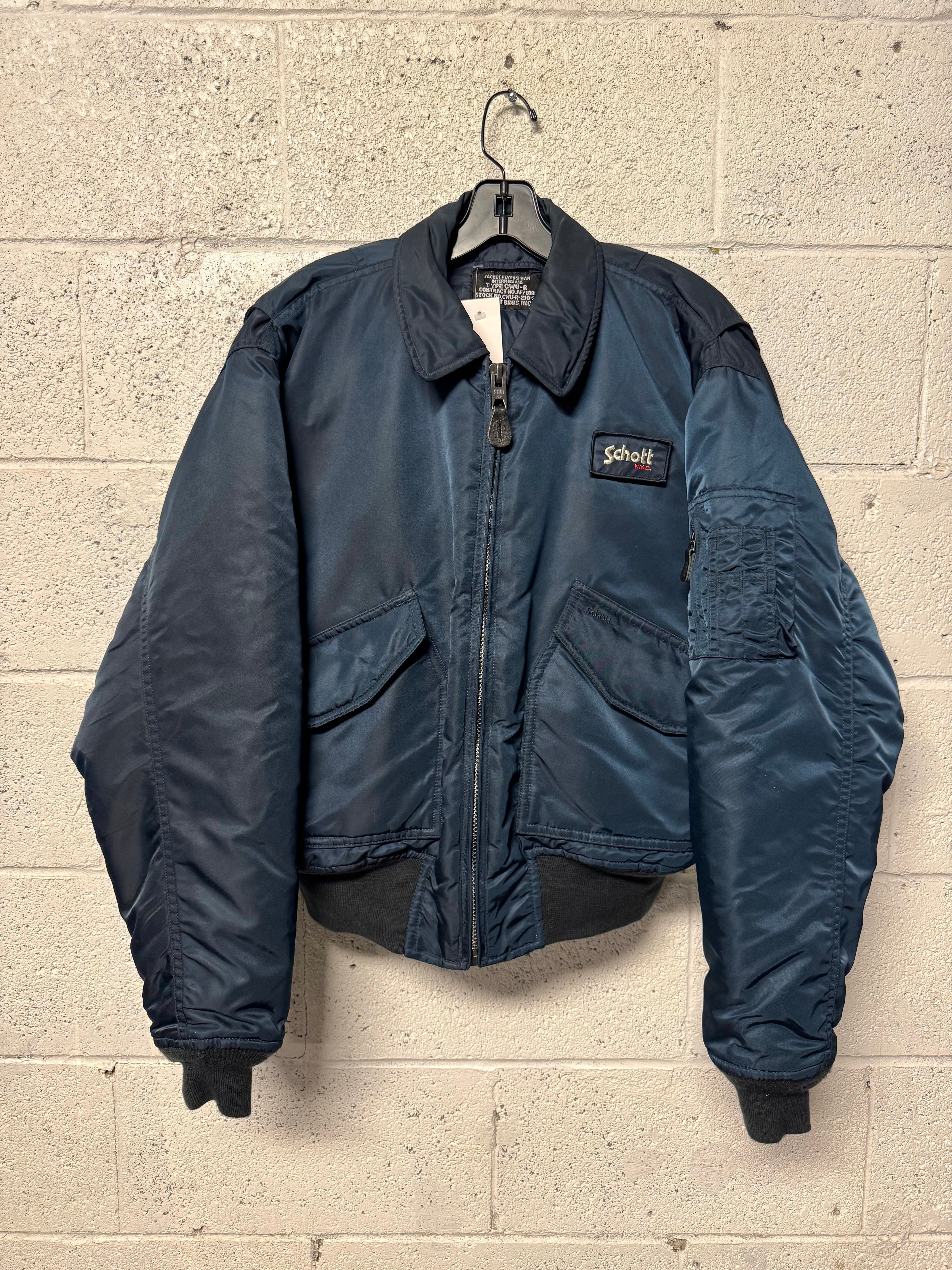 Veste Schott Bleu Marine