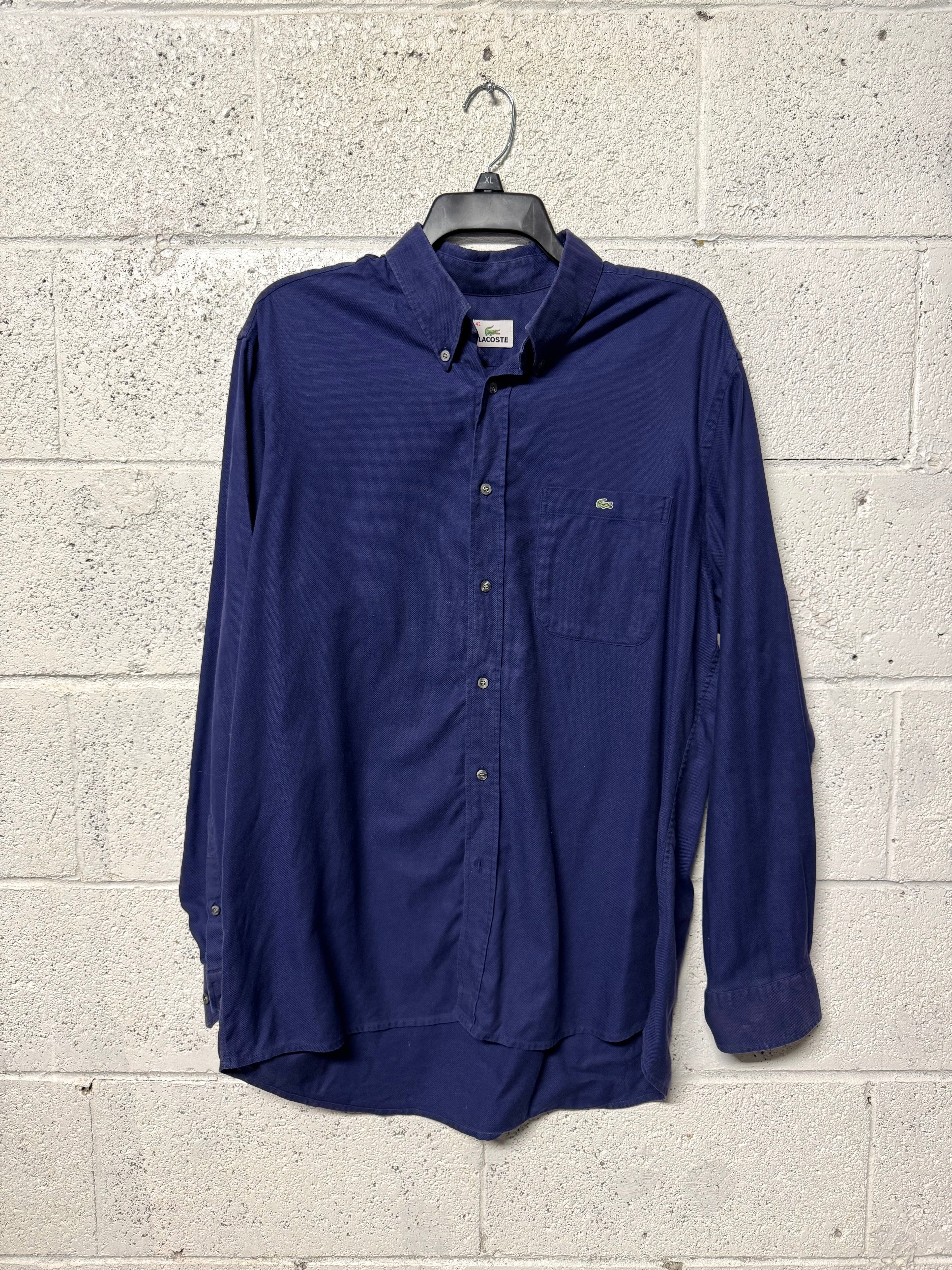 Chemise Lacoste Bleu 90’s